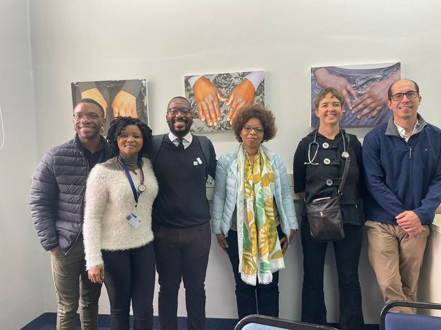 Kgopelo Matlala and Rheumatology Team